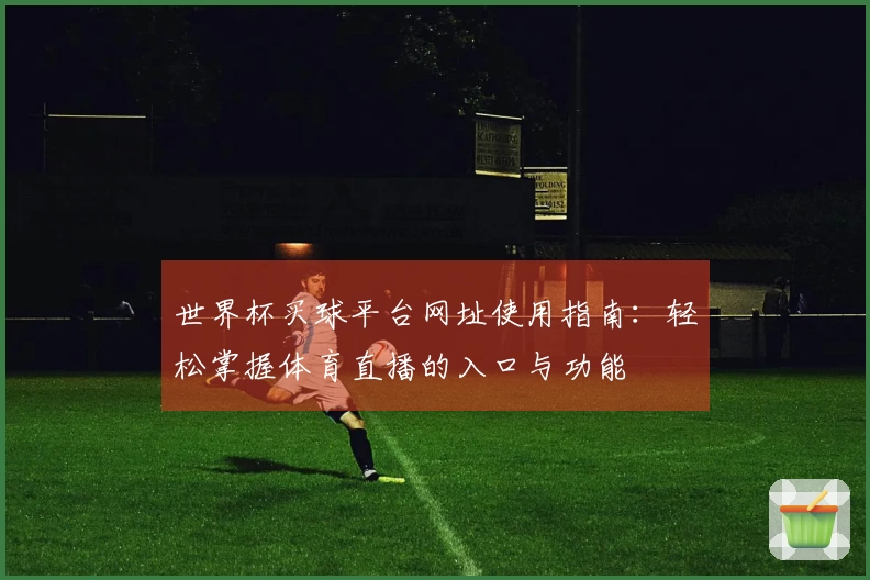 世界杯买球平台网址使用指南：轻松掌握体育直播的入口与功能