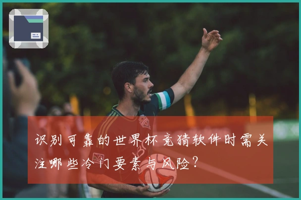 识别可靠的世界杯竞猜软件时需关注哪些冷门要素与风险？