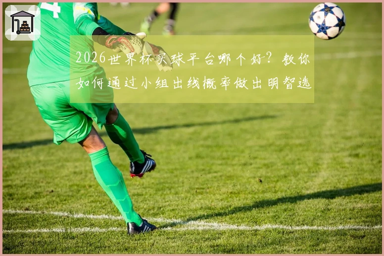 2026世界杯买球平台哪个好？教你如何通过小组出线概率做出明智选择